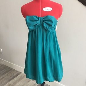 Silence + Noise Mini bubble dress with bow